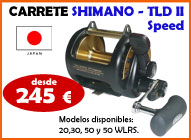 carrete, shimano, wiliamson, igfa, marlin, www.deportespineda.com