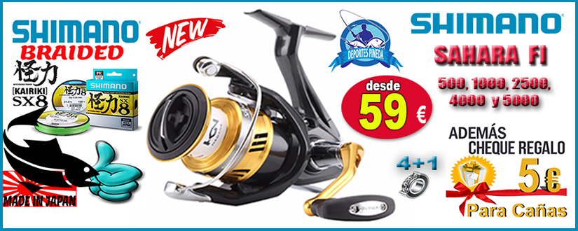 CARRETE SHIMANO NASCI 1000 «ROCKFISHING» – PESCA PORTILLO TIENDA