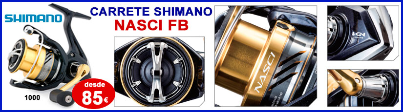 CARRETE SHIMANO NASCI 1000 «ROCKFISHING» – PESCA PORTILLO TIENDA