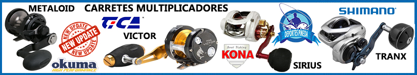 okuma metaloid, kona sirius, shimano tranx