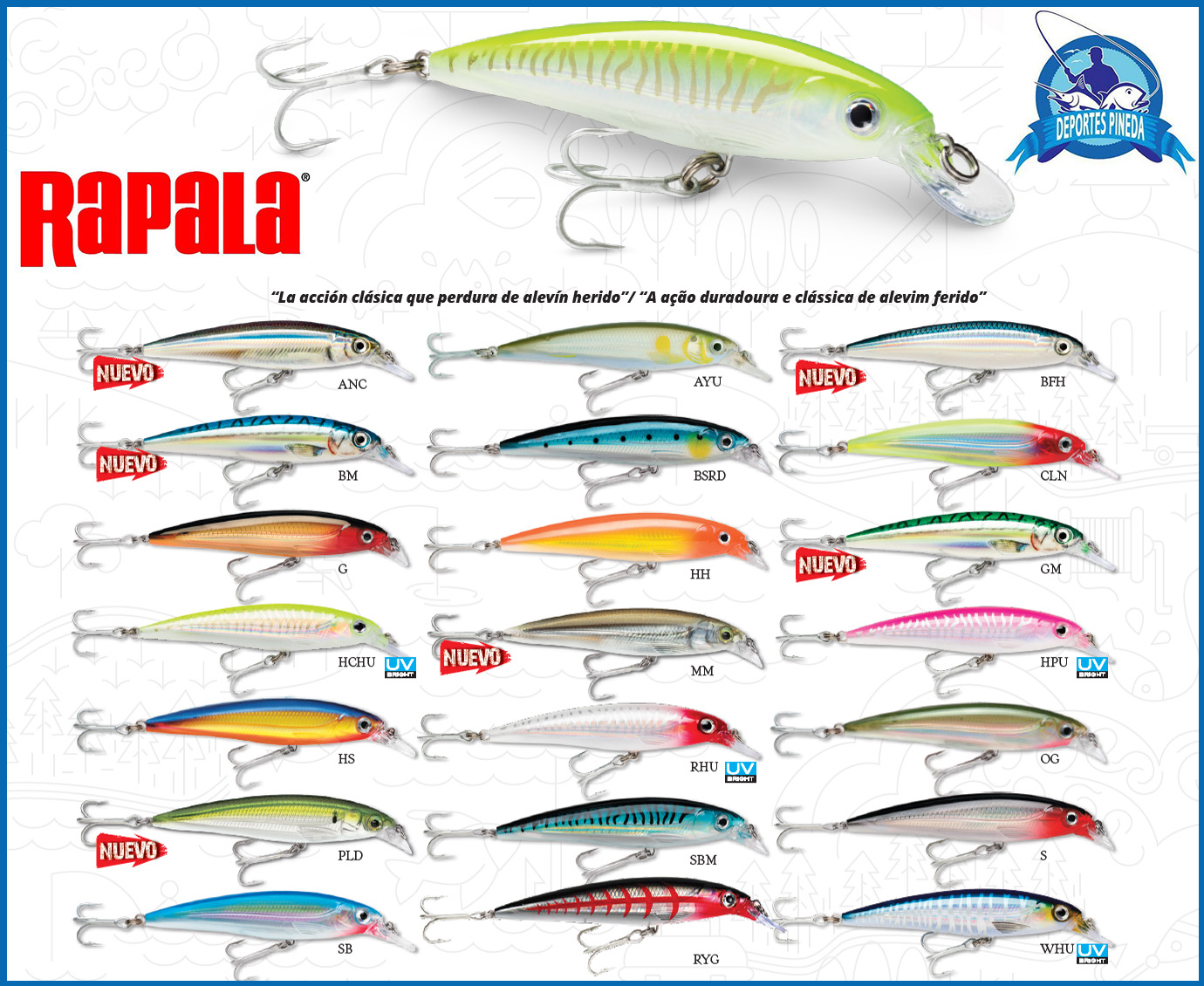 Señuelos RAPALA / SERIE X-RAP