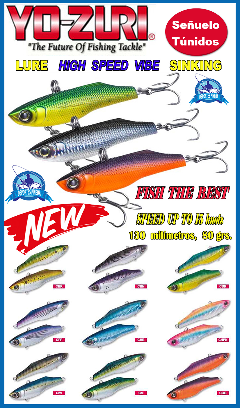 Yo-Zuri High Speed Vibe Lures