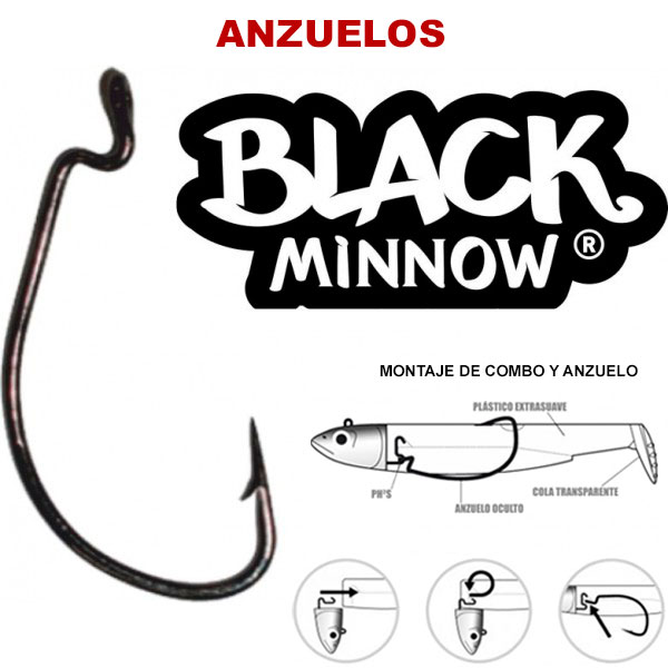 señuelos black minnow fiiish