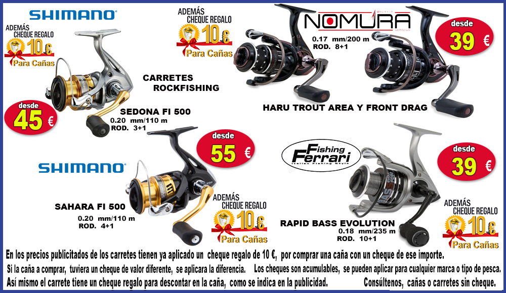 publicidad carretes rockfishing